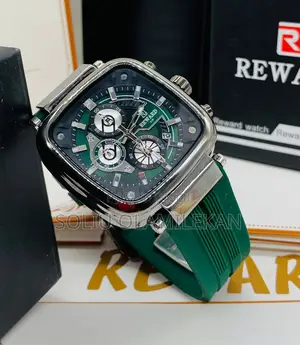 Photo - Reward Rubber Chronograph Waterproof Wristwatch