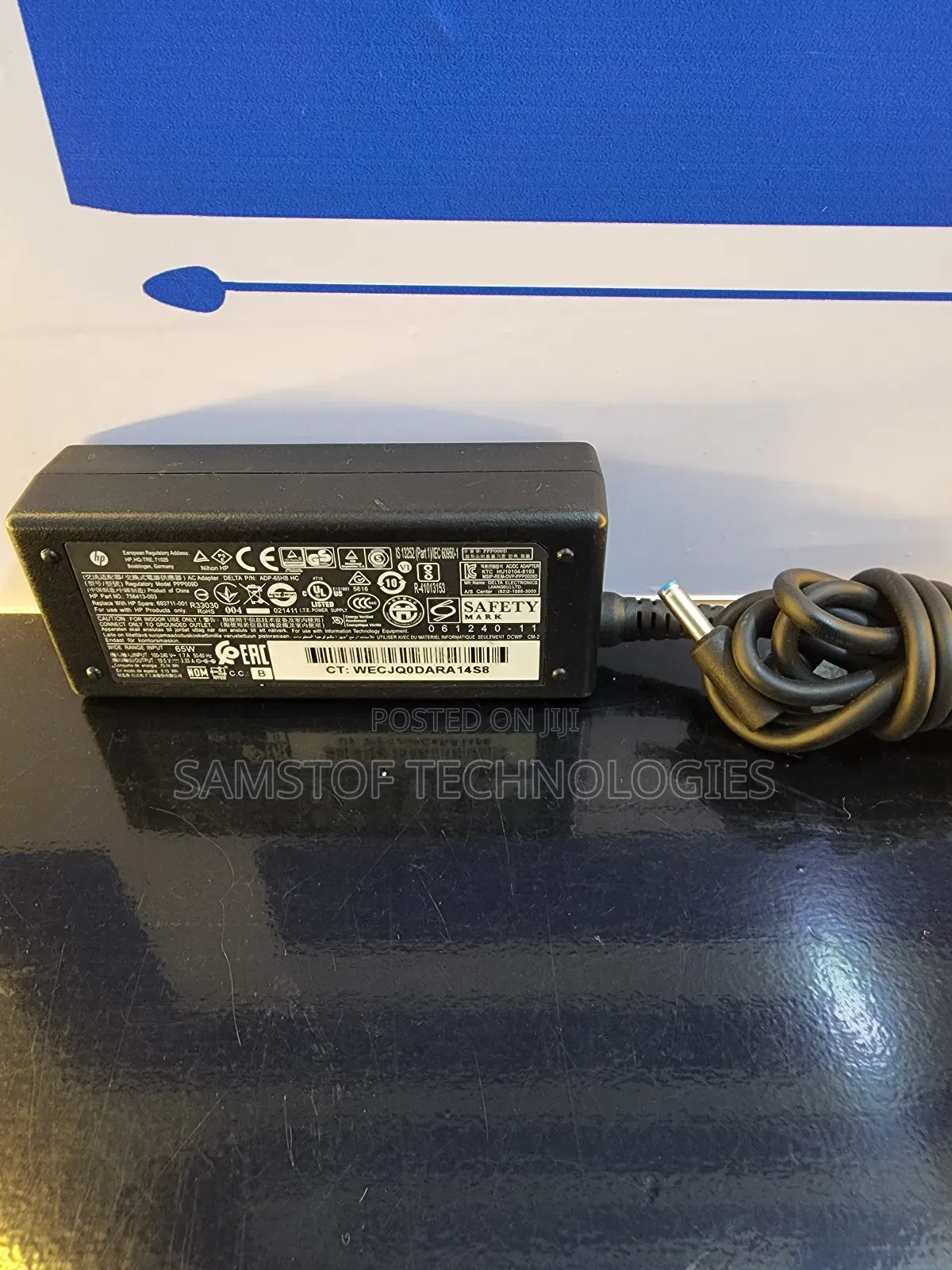 Hp 65watt Power Adapter Charger With Cable