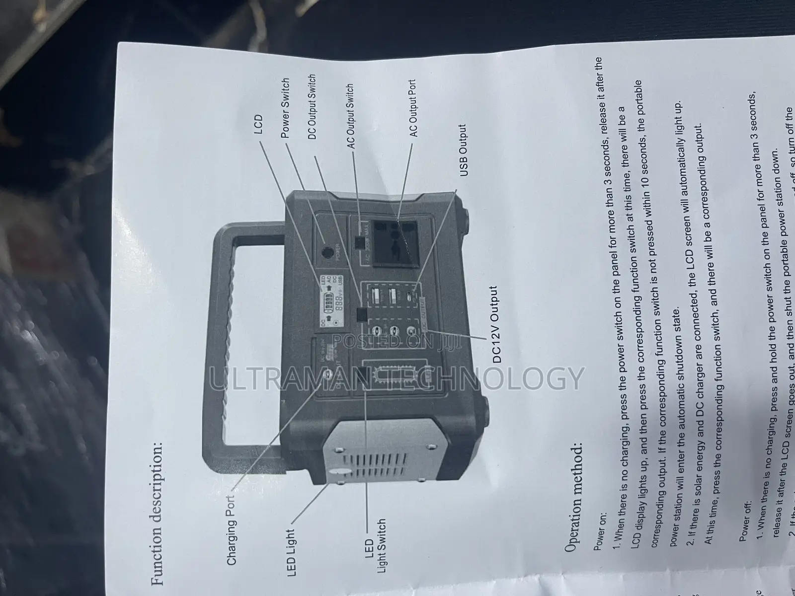 300watts Solar Generator+ Solar Panel