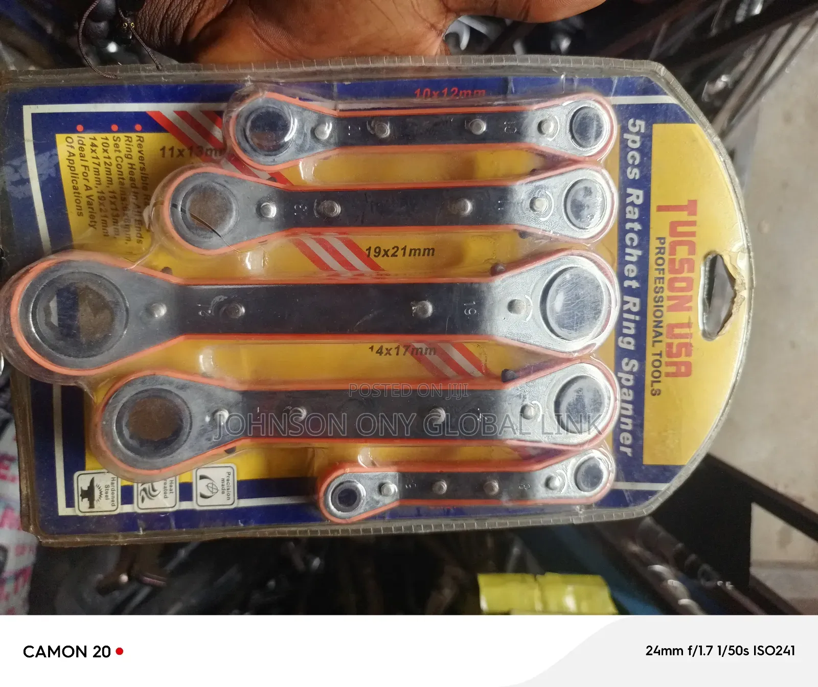 Ratchet Ring Spanner Set