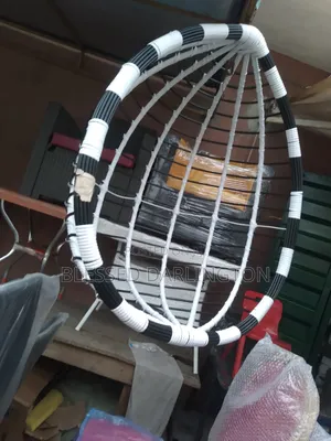 Black and White Swing Chair