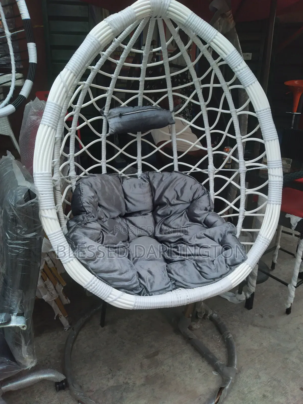 White Swing Chair