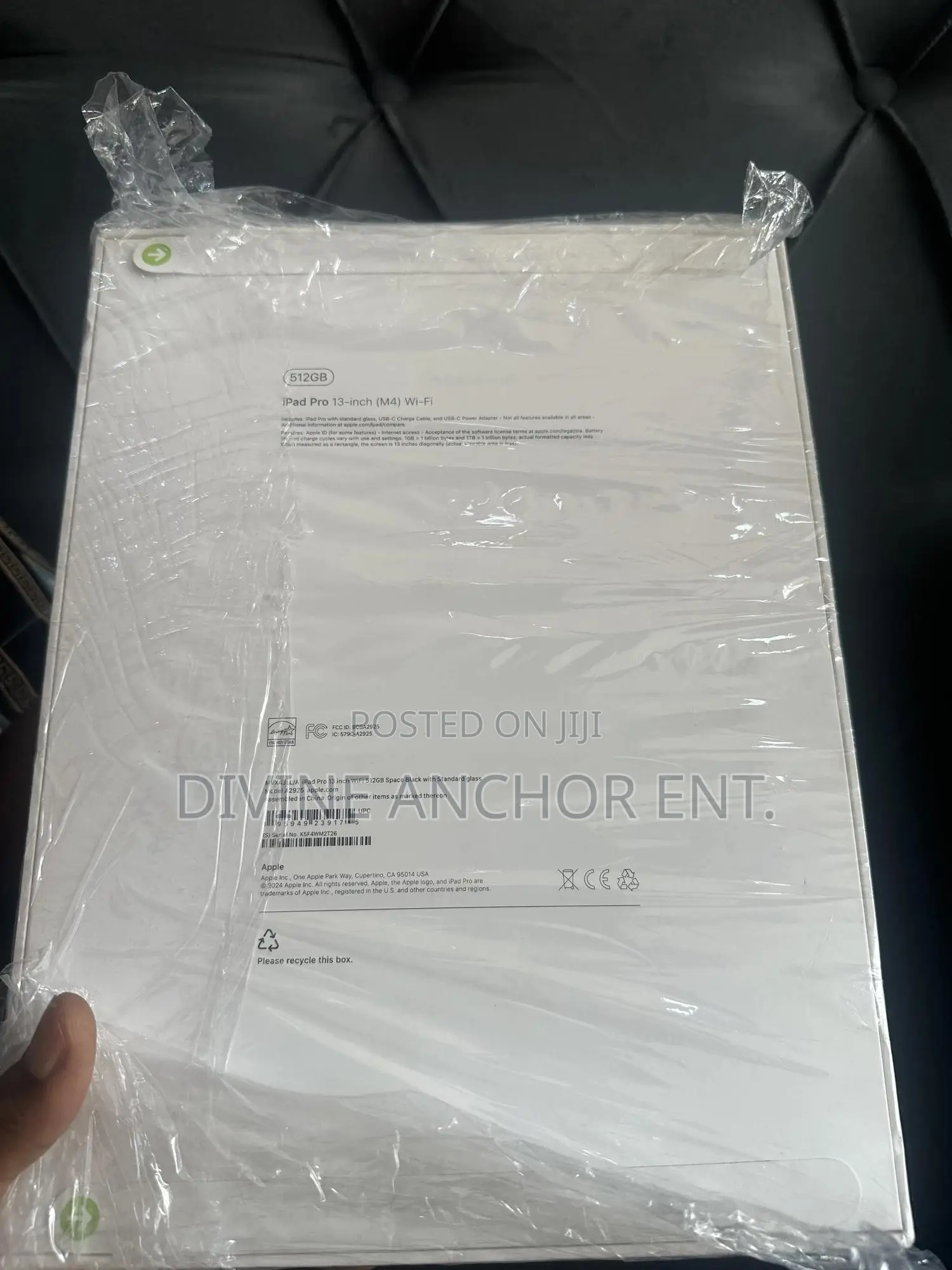 New Apple iPad Pro 13 (2024) 512 GB Black