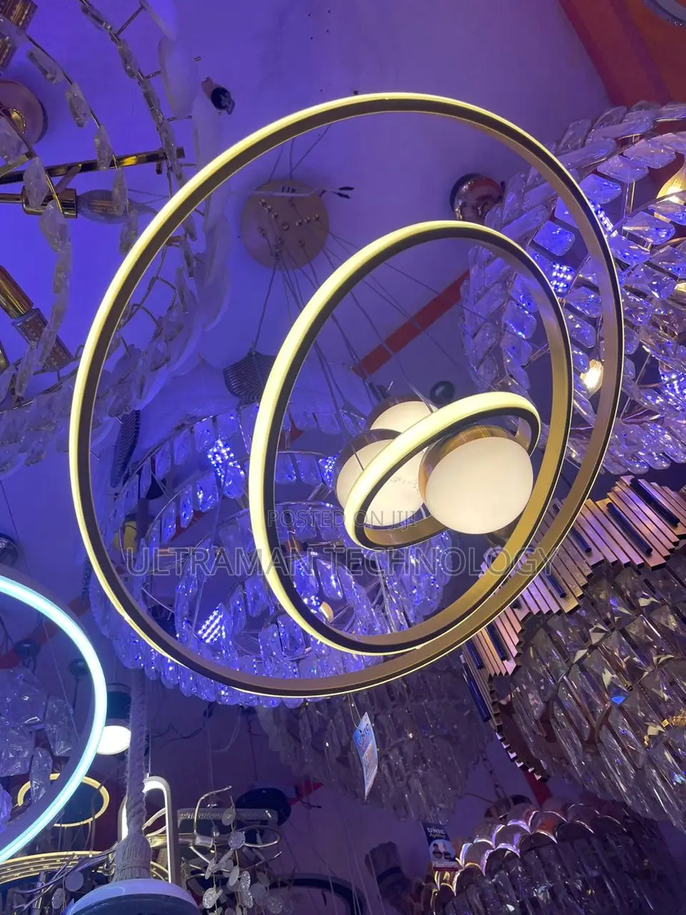 Led Dropping Light Chandelier