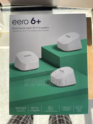 Amazon Eero 6+ Tri-Band Gigabit Wifi 6 Mesh Router (3 Pack)