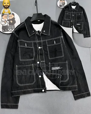 New Expensive Luxury Men's Cargo Jeans Jacket Shirts