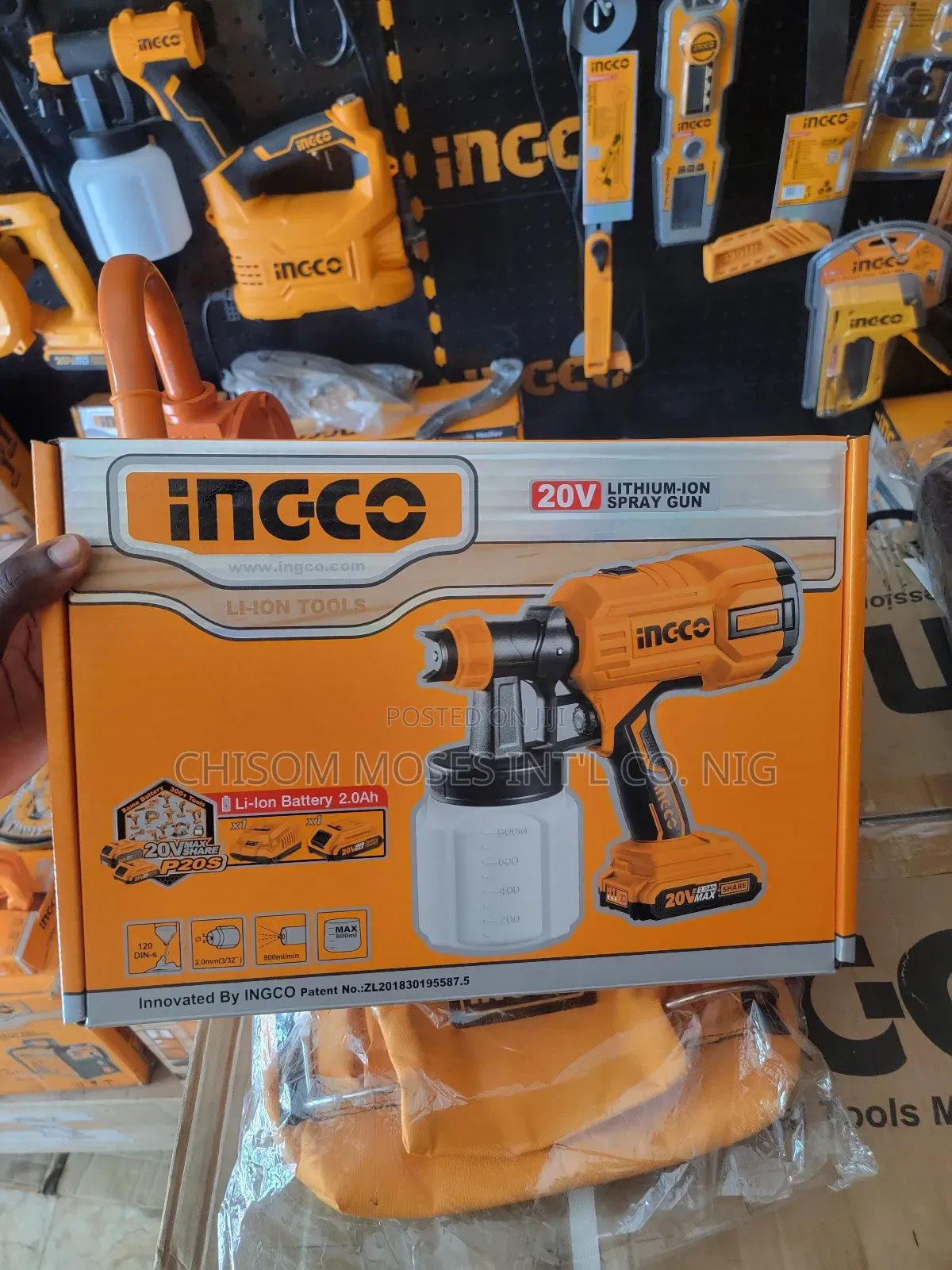 Ingco Lithium Spray Gun 20v