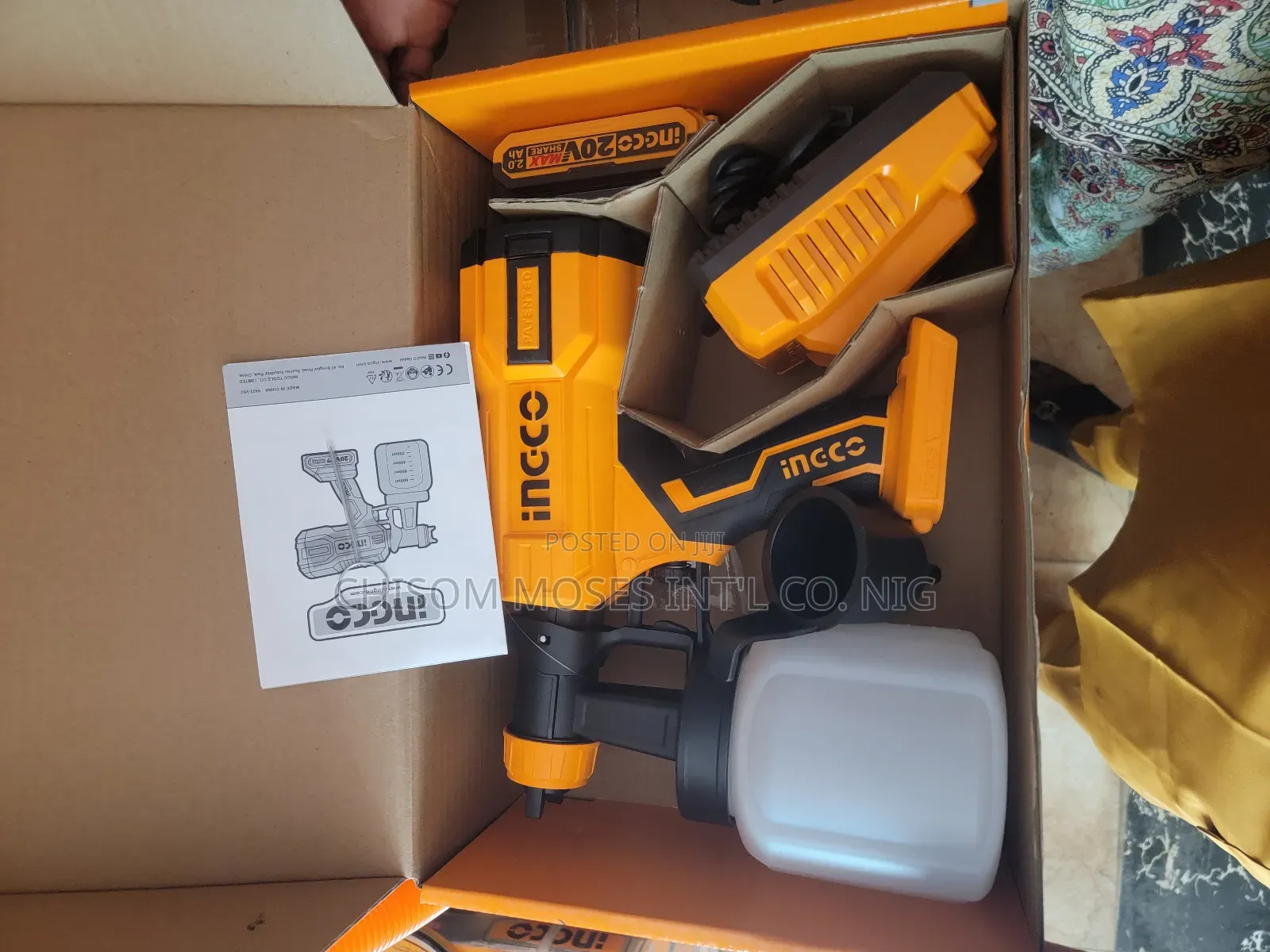 Ingco Lithium Spray Gun 20v