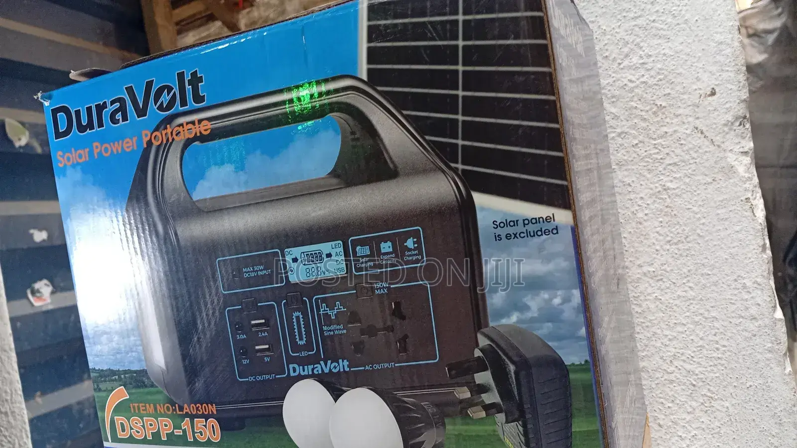 Duravolt Solar Generator With Kits/Light