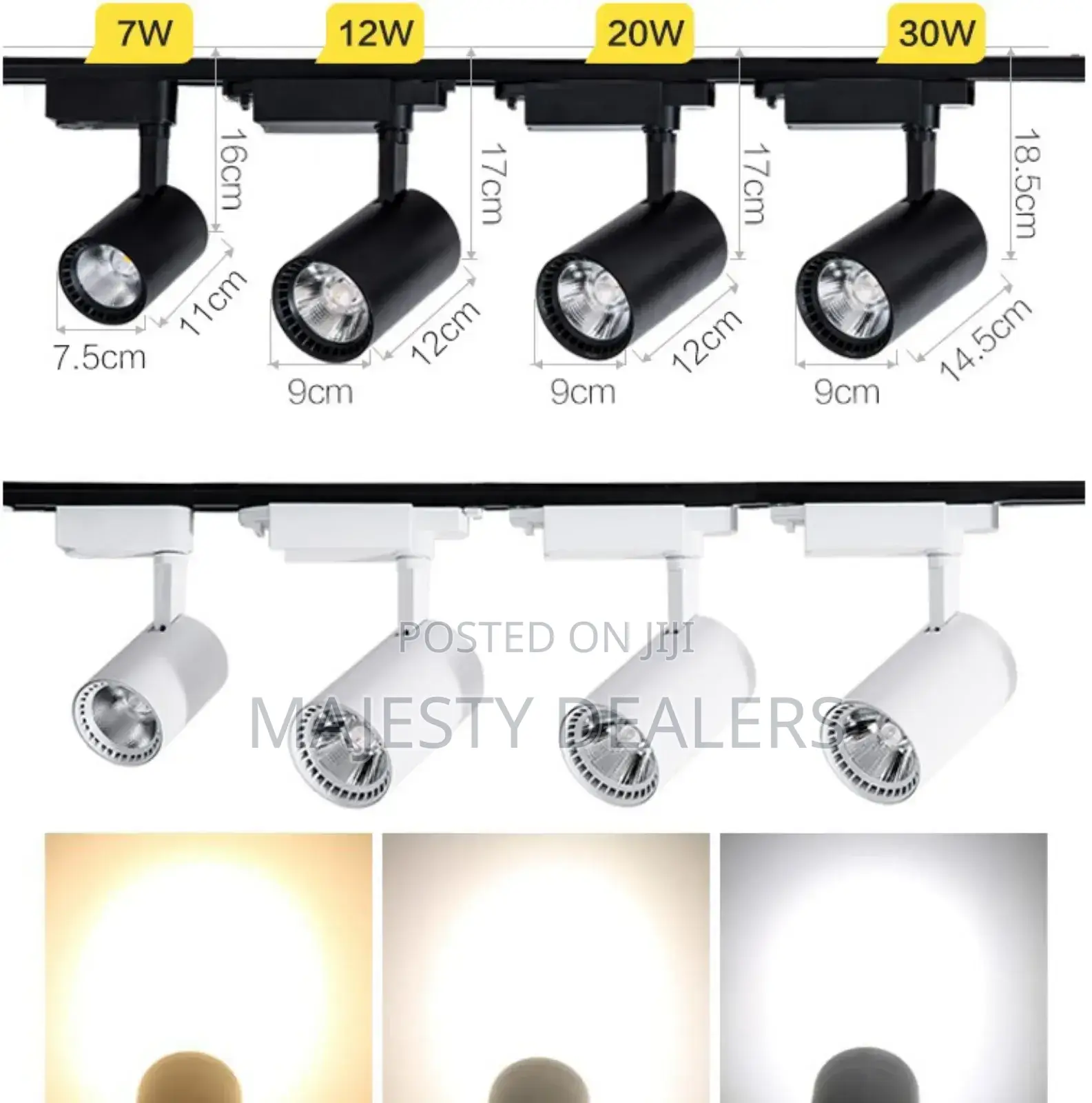Track Light 3in1 or Warm White