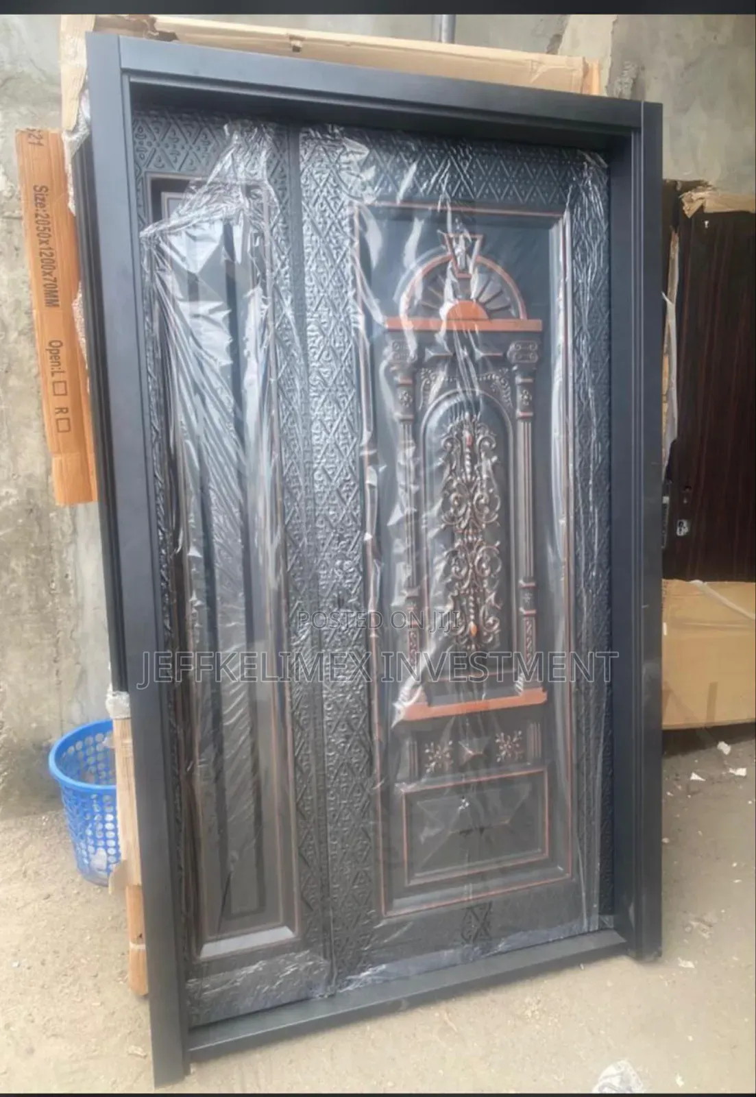 Copper Cast Security Door