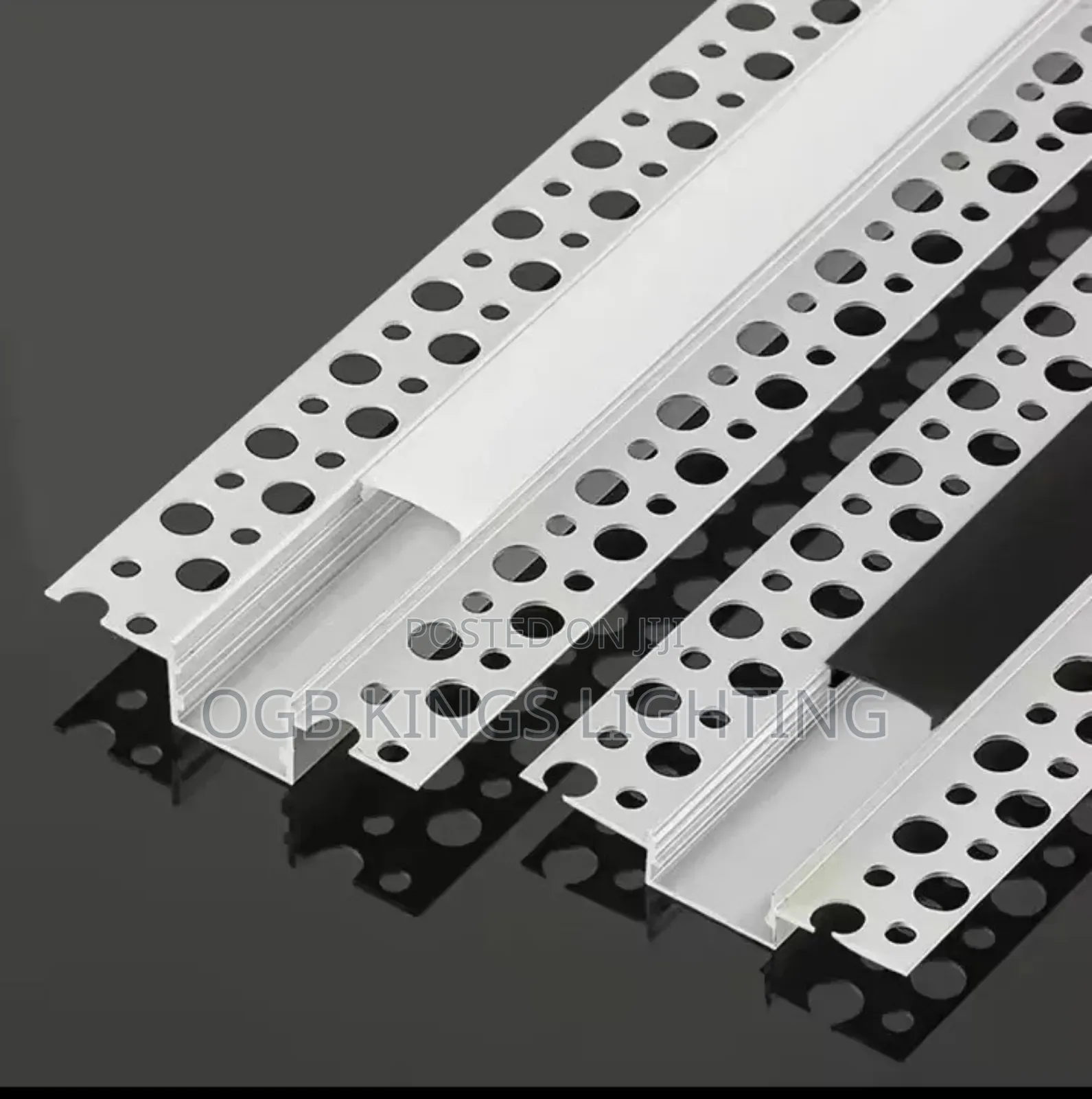 Embedded Aluminum Led Profile 3m Black White Cover Celling