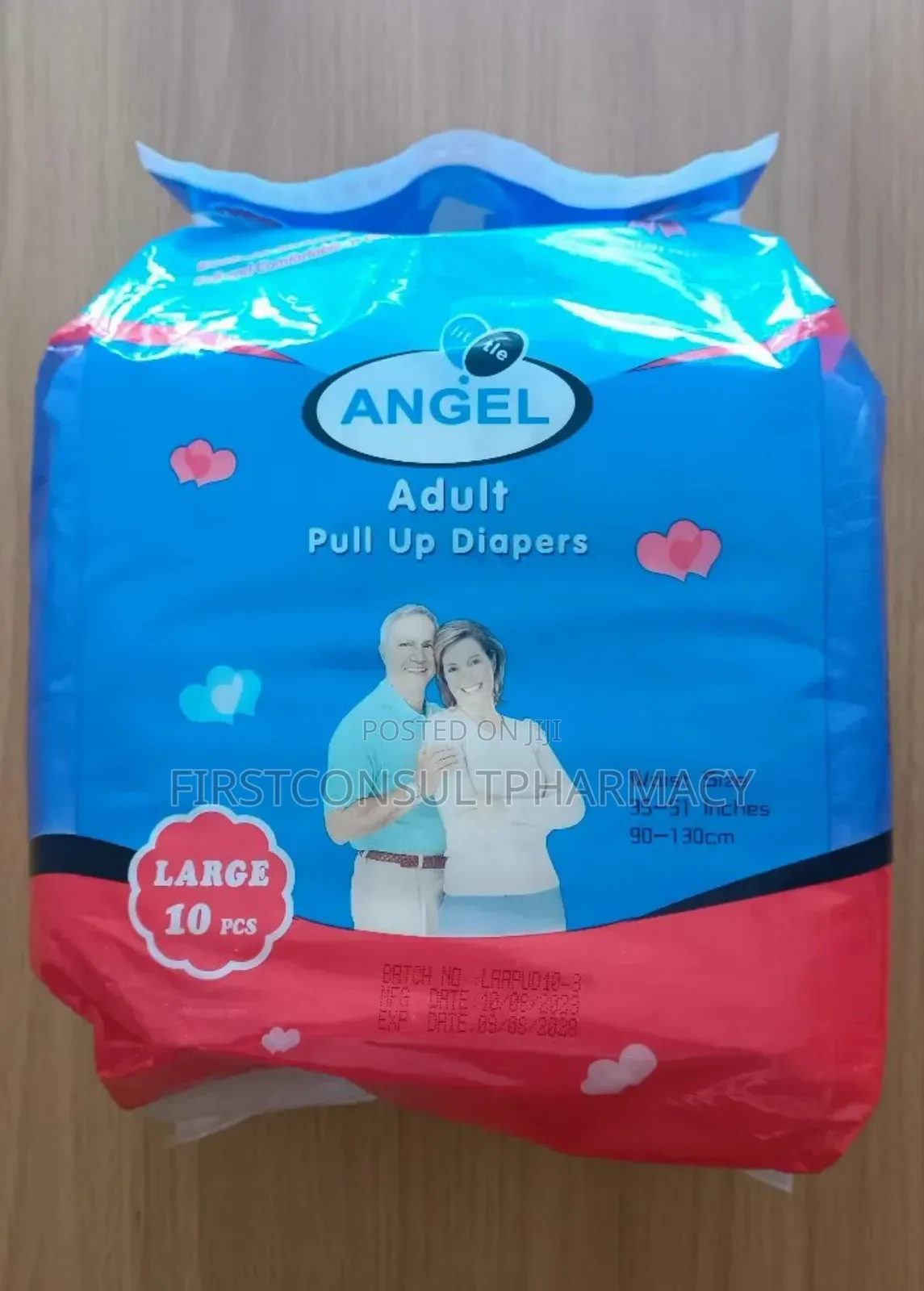 Angel Diaper Large X 10