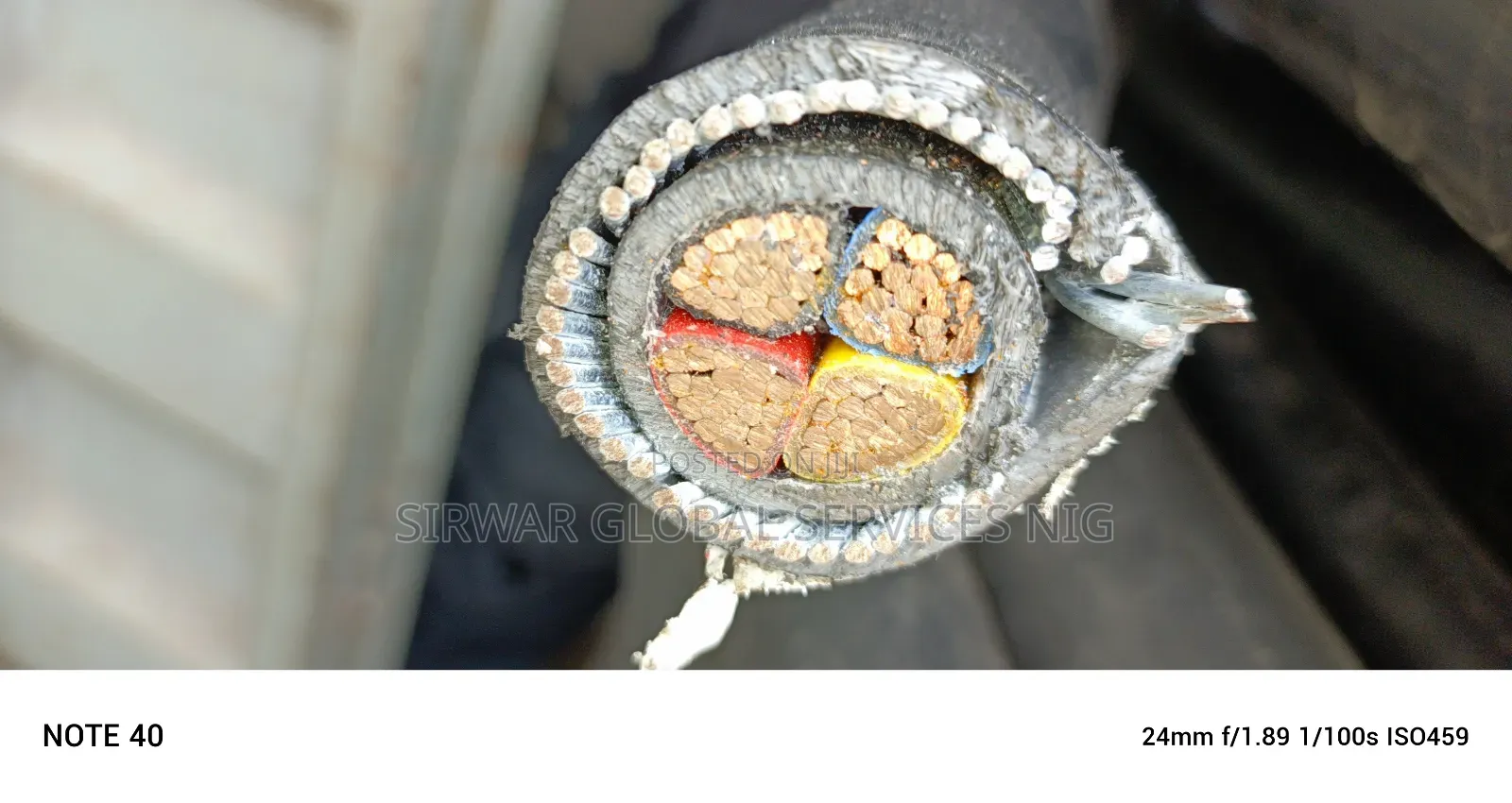 70mm 4core Armored Cable Coleman
