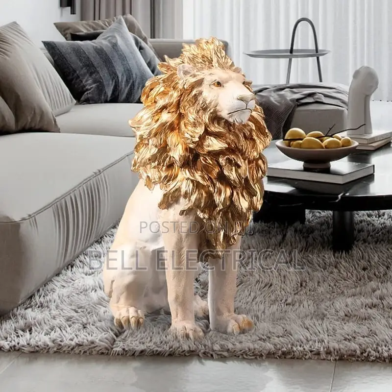 Golden Lion Statue