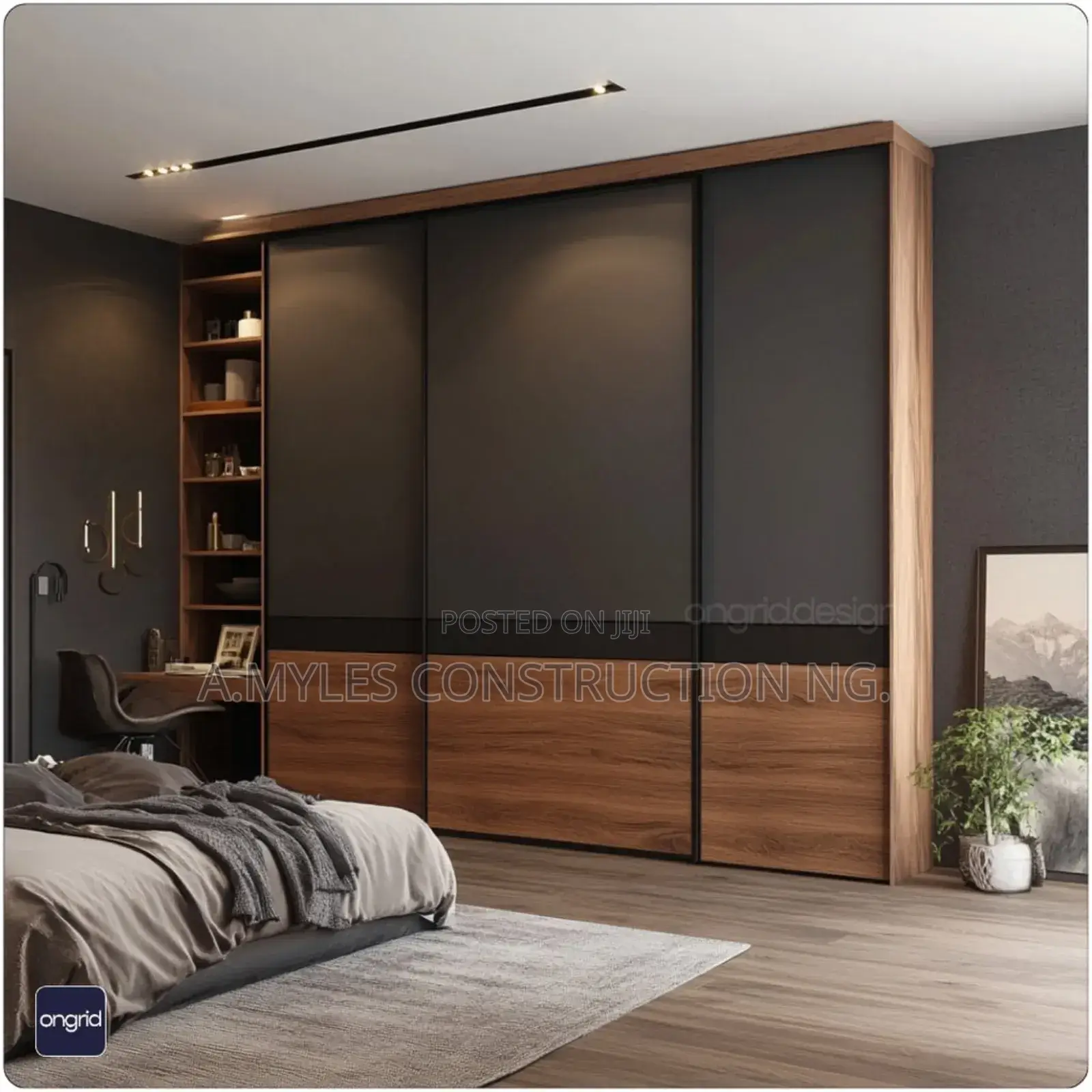 Tinted Walldrobe Mirror