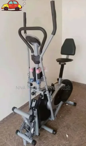 Generic Orbitrack Bike With Dumbbells