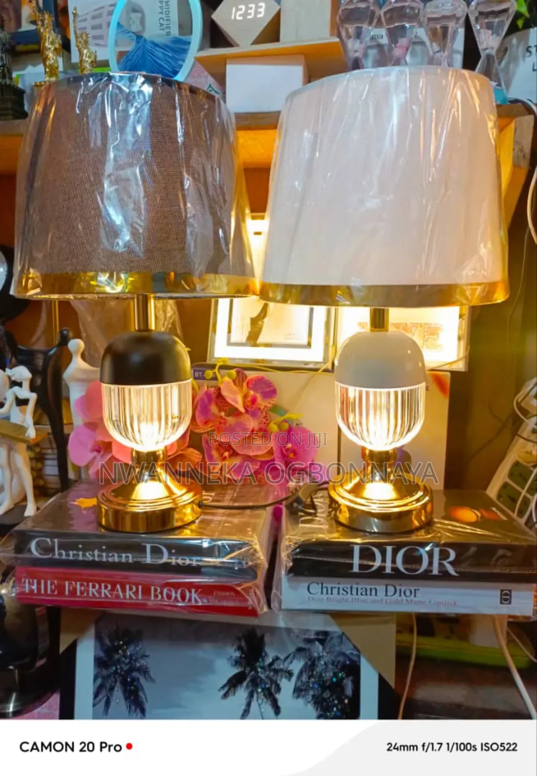 European-Style Crystal Table Lamp