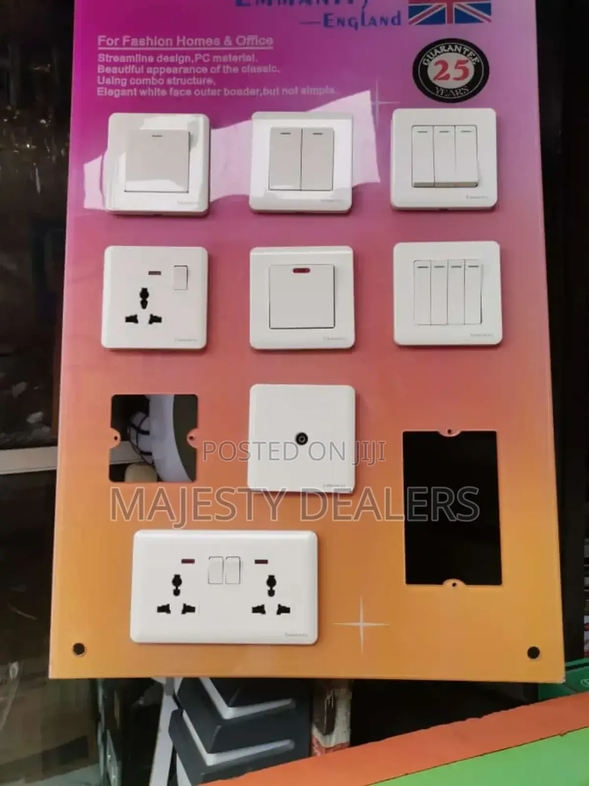 1 Gang Switch N Sockets And 13amps
