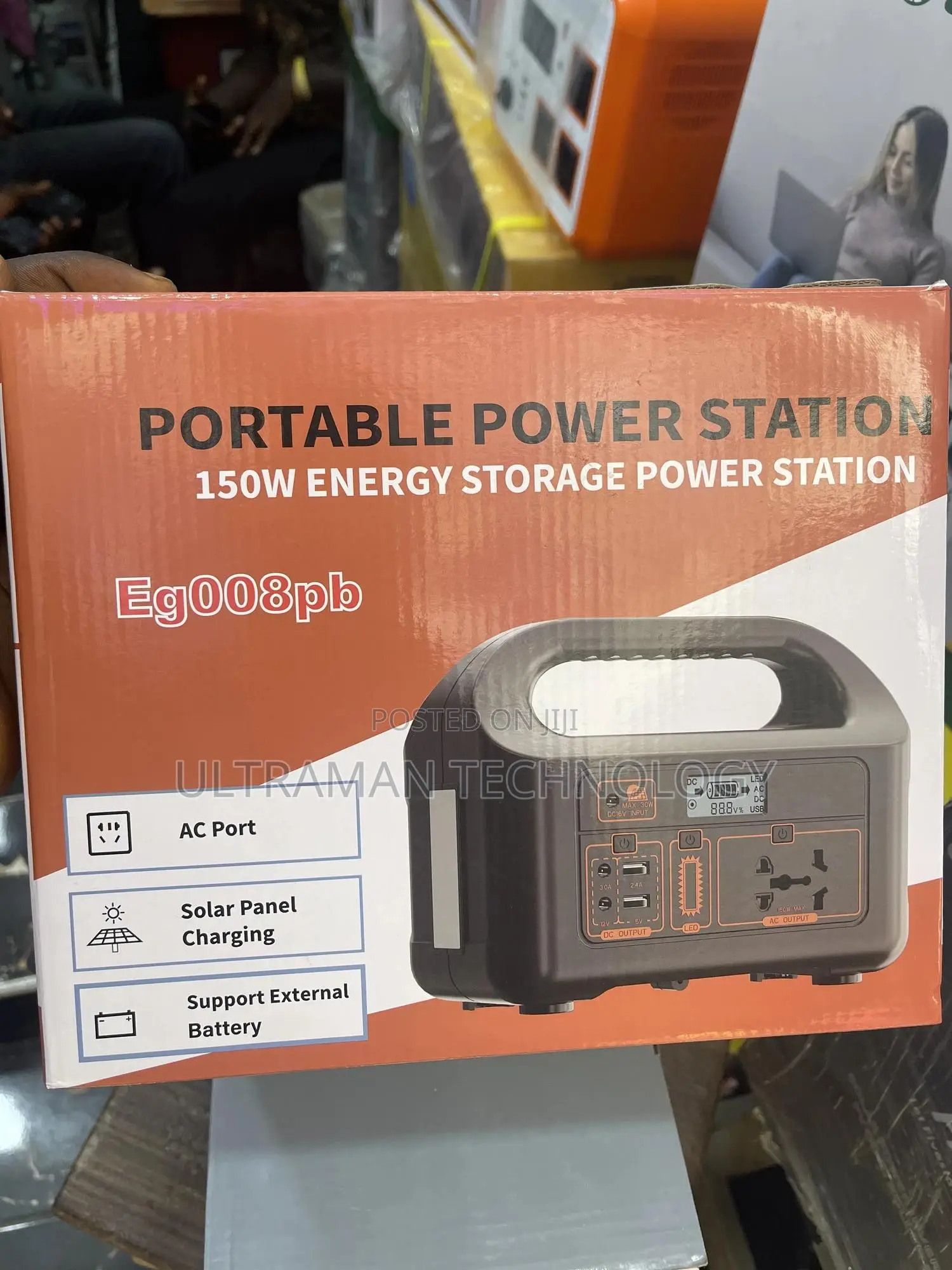 Portable (150watts) Solar Generator + Solar Panel