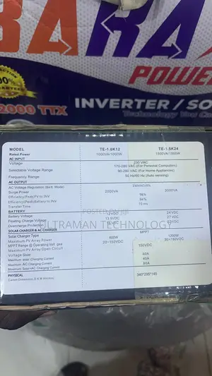 1kva Hybrid Inverter 12v