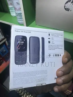 New Nokia 106 Black