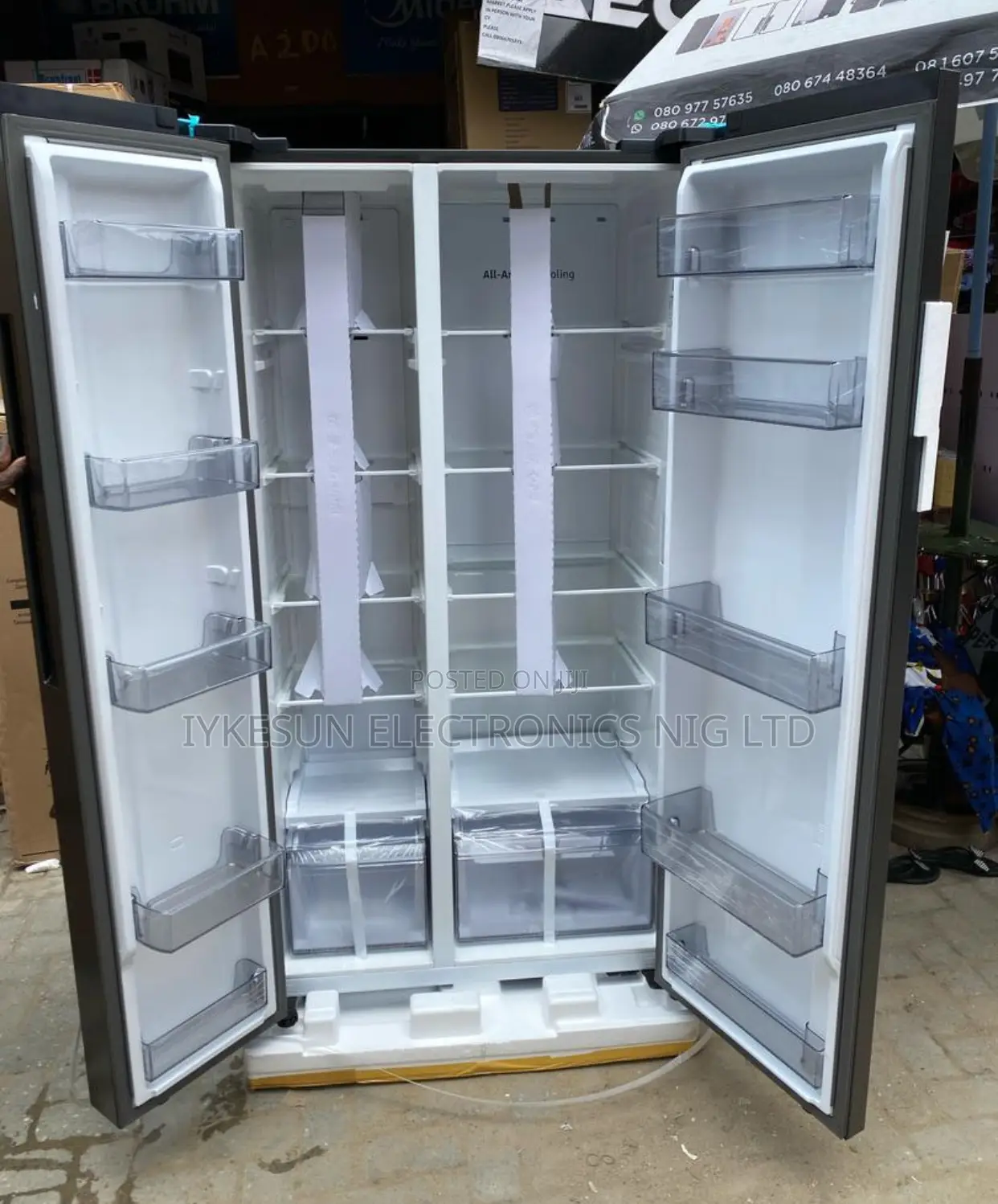 Original Samsung Inverter Side by Side Refrigerator 2 Doors