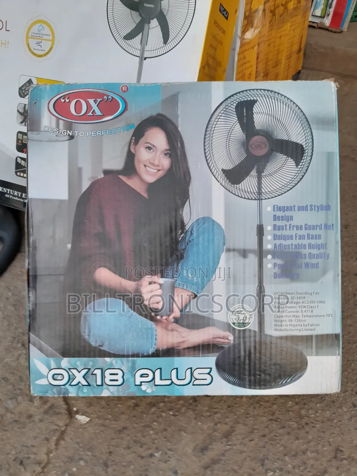 Ox Fan Brown Logo