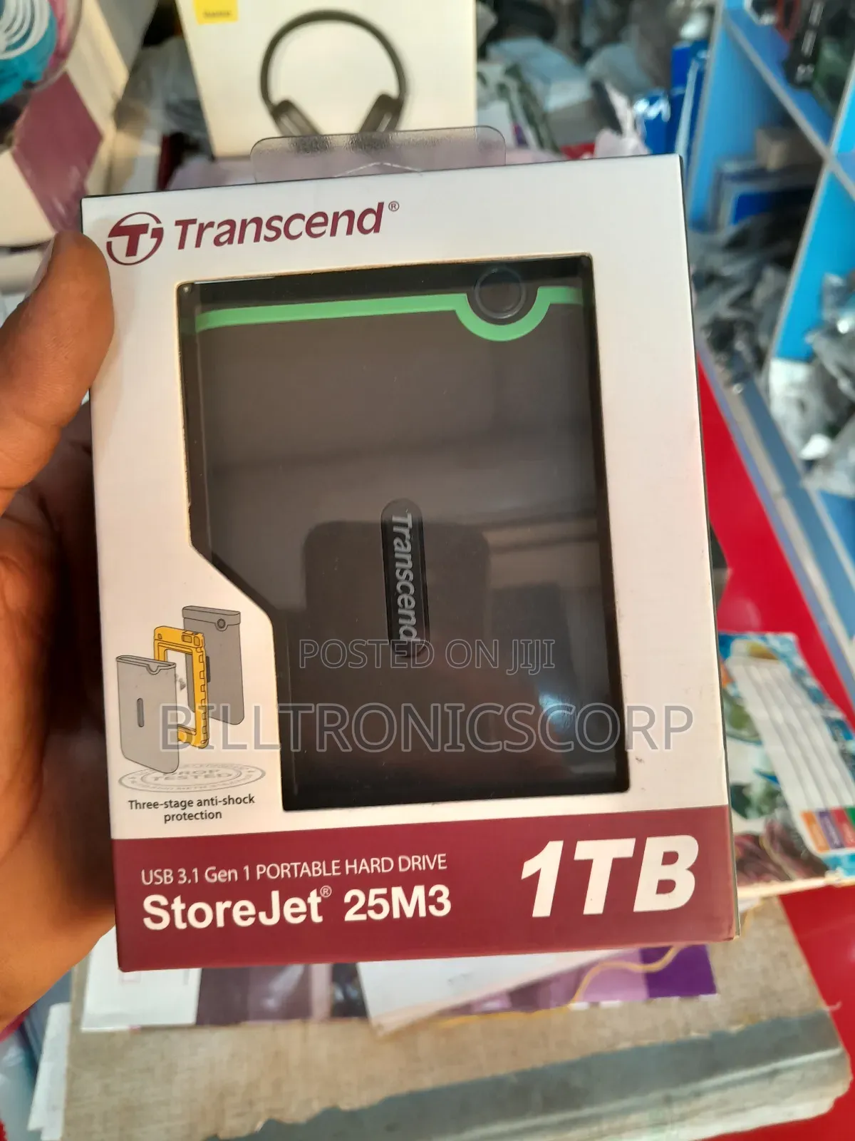 Transcend External Hard Drive 1tb