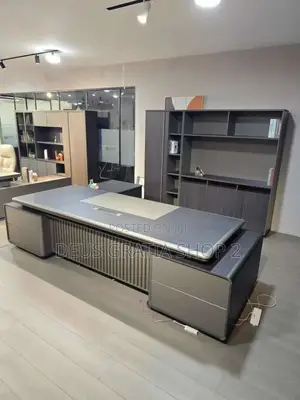 2.4 Meters Manager Office Table With Extension Mobile Drawer