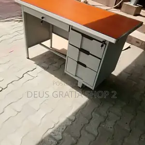 Metal Office Desk With Drawers
