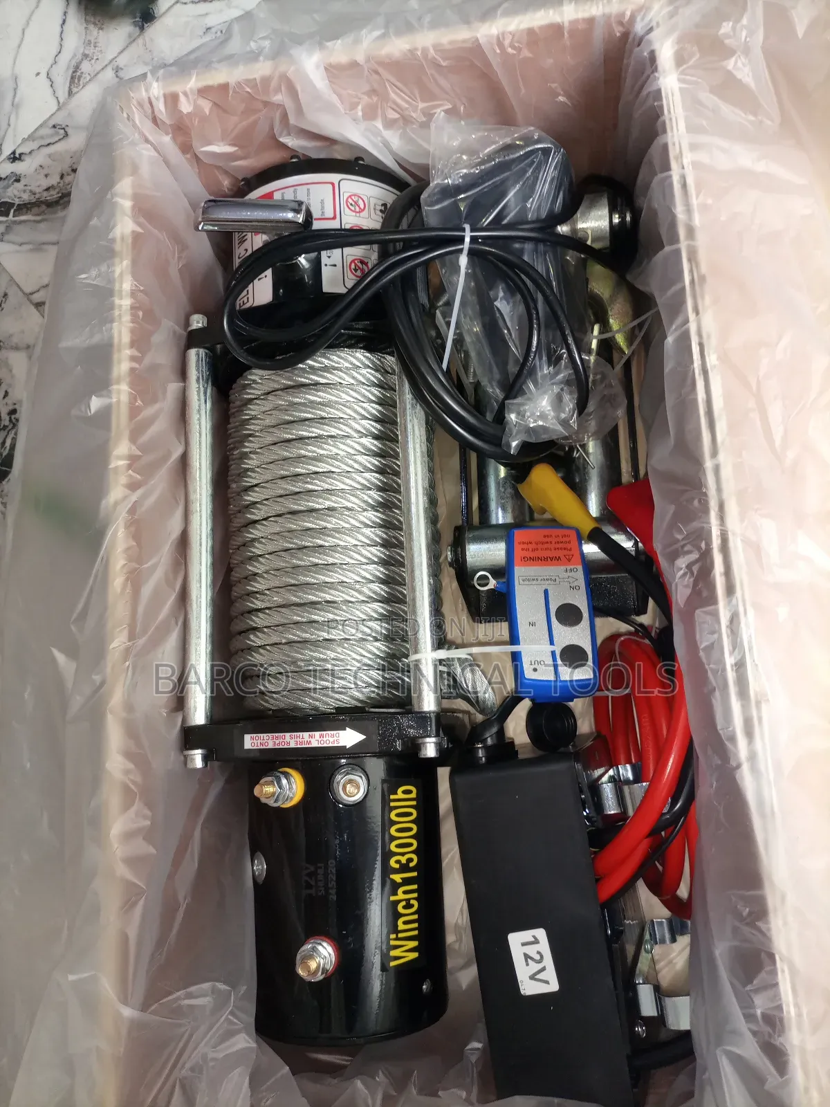 A C Battery Winch 12v 13000lb