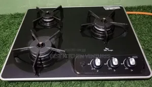 SKG Magic Gas Cooker Table Top 3 Burner Flat