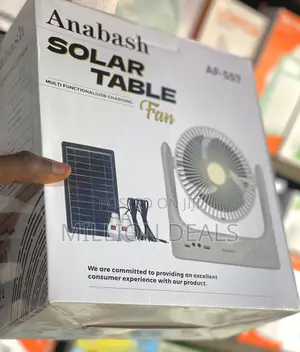 Solar Table Multi Functional Fan