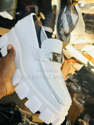 Prada Men's White Shoes