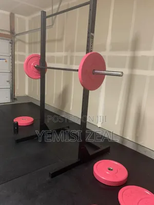 Photo - Olympic Bench and Fancy 50kg Barbells
