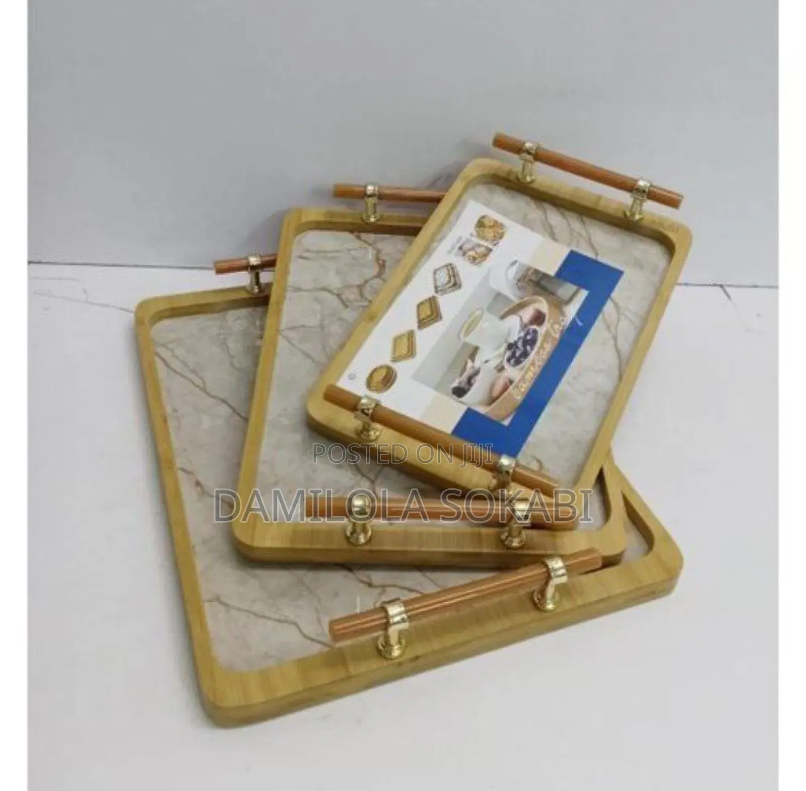 3-1 Bamboo Serving Tray #Mm