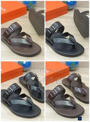 Photo - Original Rossi Pure Italian Leather Pam Slippers