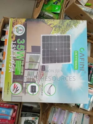 Cafini Solar Panel 35 Watts - 18v 1.95a
