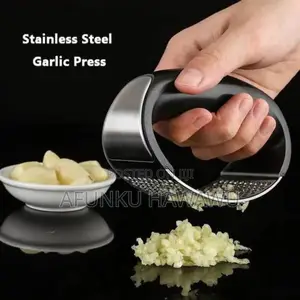 Stainless Ark Garlic Press