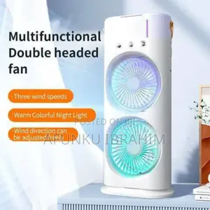 Photo - Multifunctional Rechargable Double Headed Spray Fan