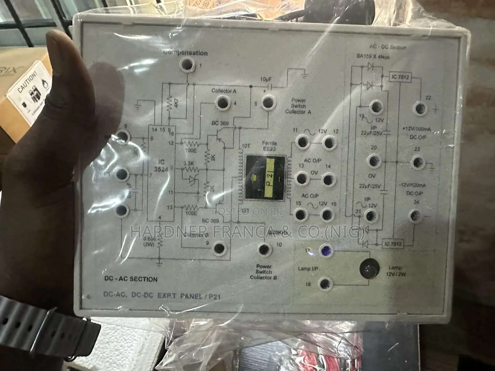 Ac-Dc, Dc-Ac and Dc-Dc Inverter Trainer