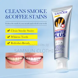 Photo - Smokes Stains White Plus Toothpaste
