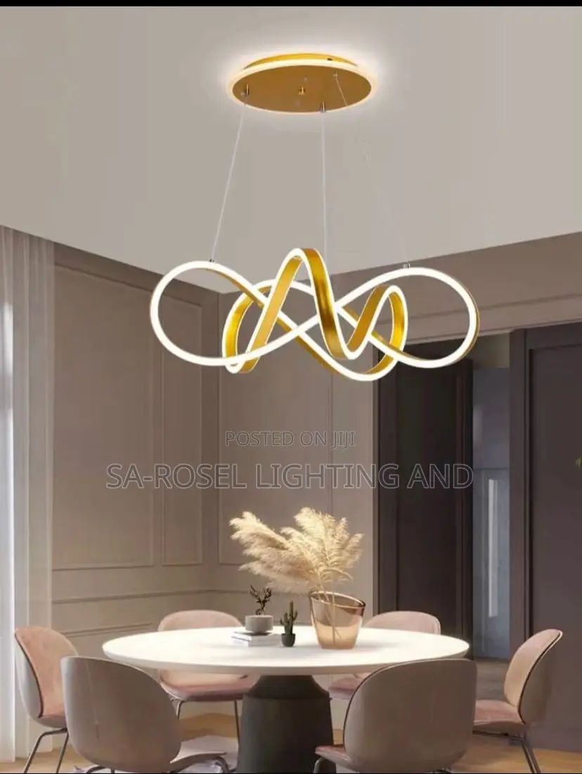 Twisted Rope Led Droplight Chandelier Fitting