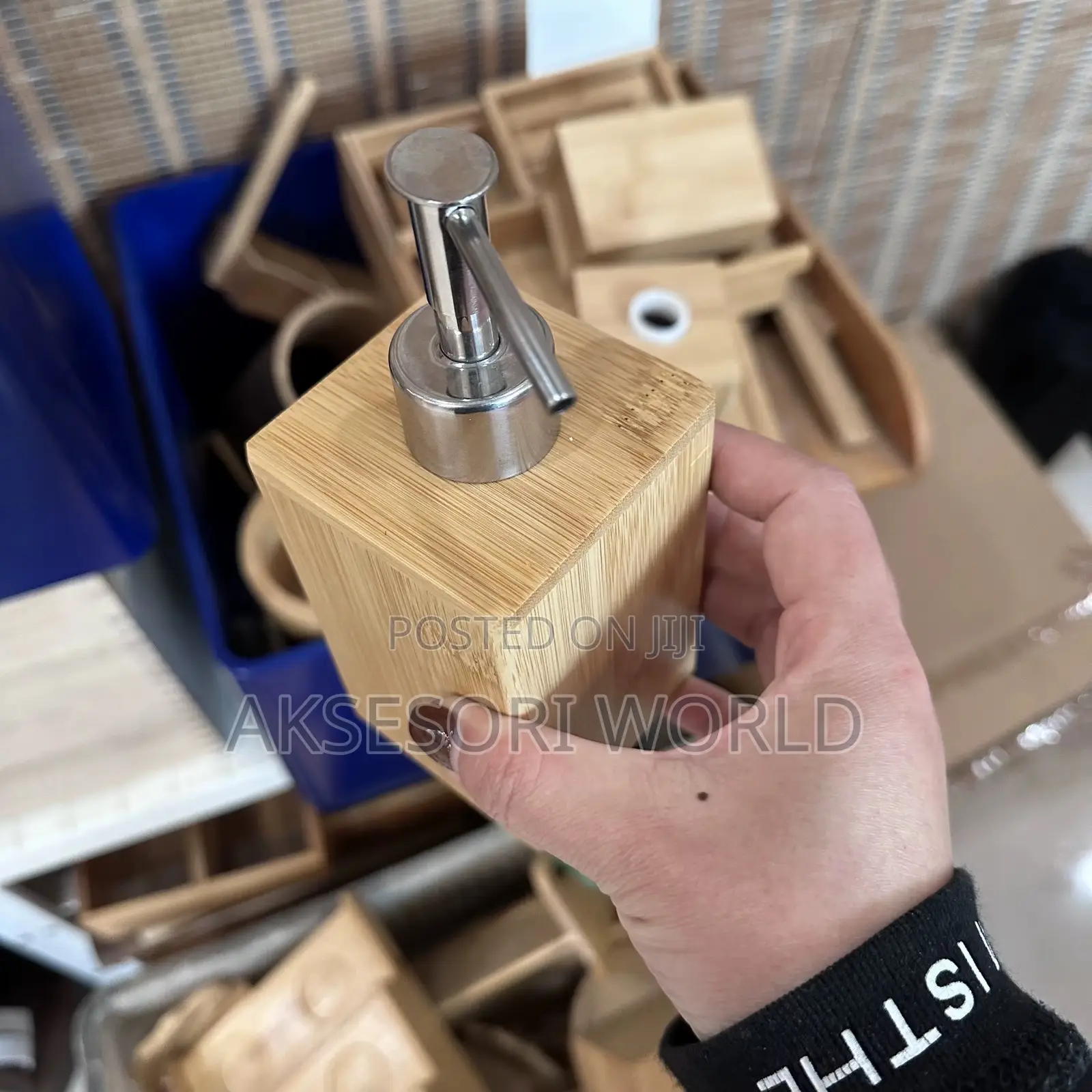 Bamboo Wooden Soap Dispenser