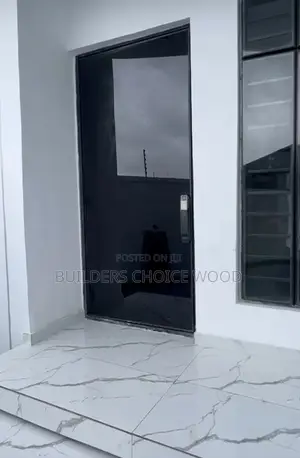 Black Pivot Door