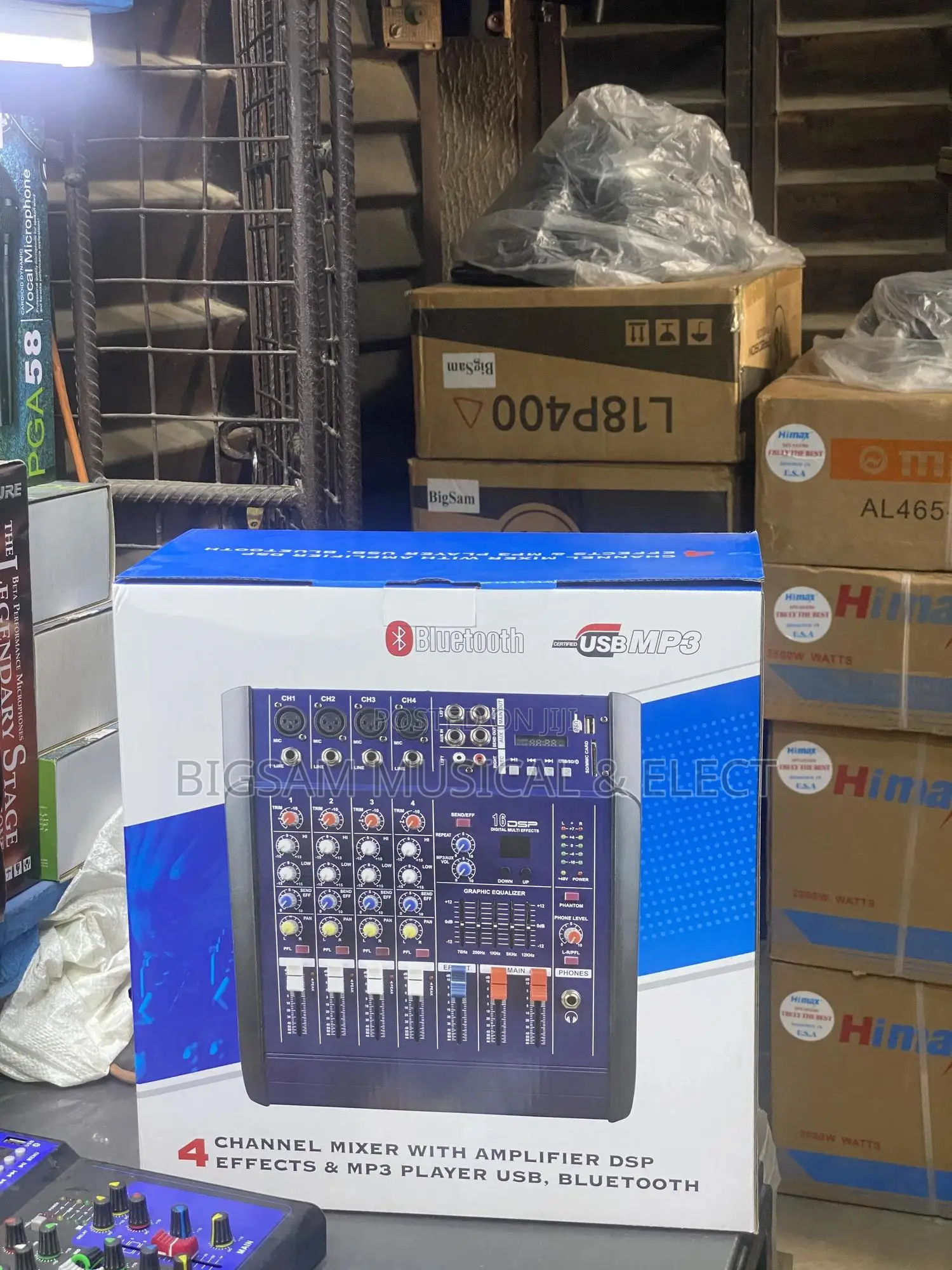 Yamaha 4channel Power Mixer