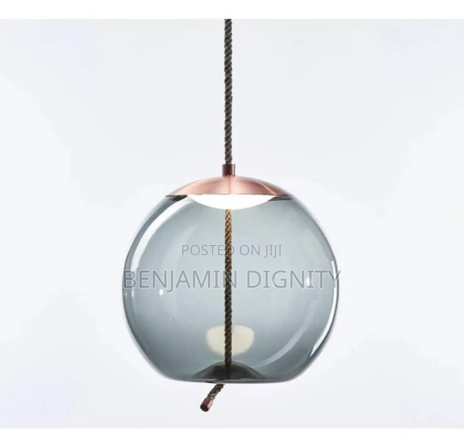 Nordic Smoked Drop Pendant