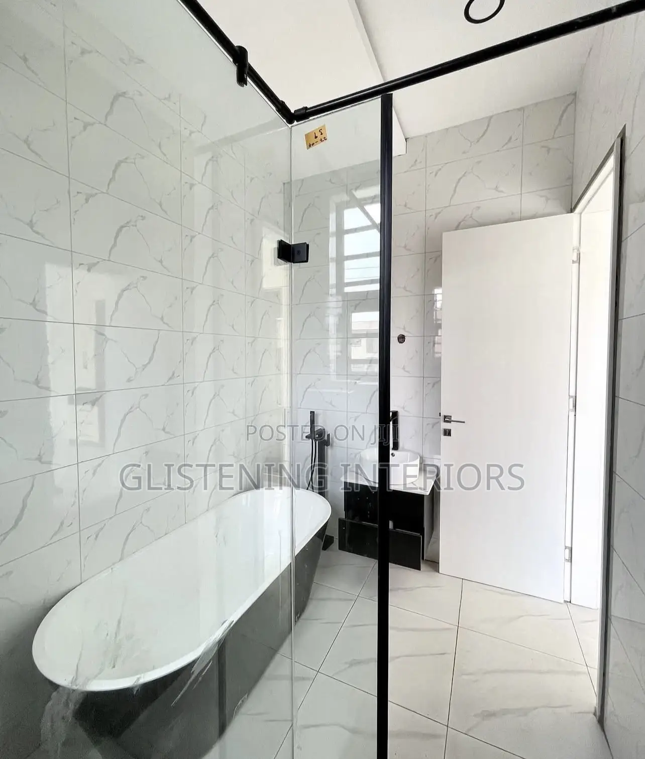 Shower Cubicle L Shape Design