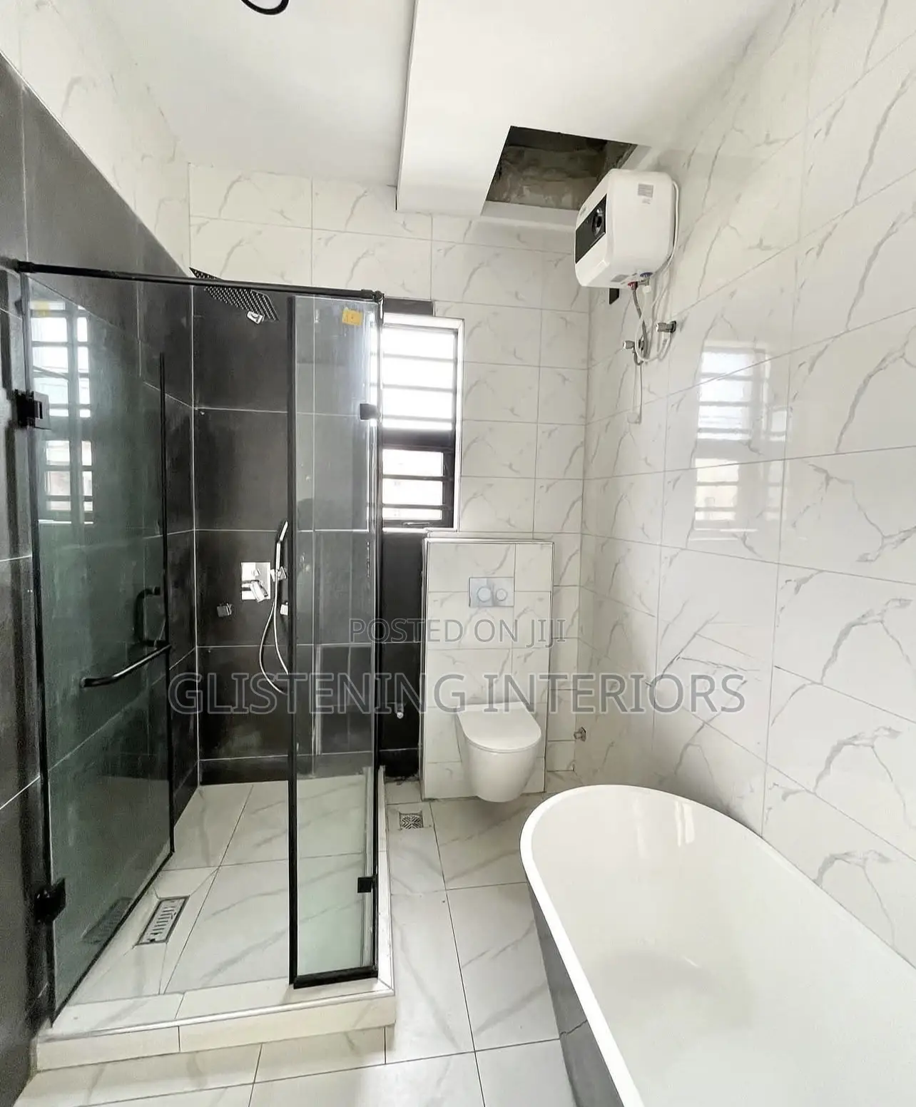 Shower Cubicle L Shape Design